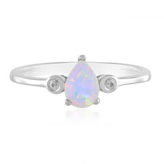 Bague en argent et Opale Welo