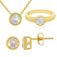 Bague en argent et Opale Welo