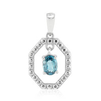 Pendentif en argent et Zircon de Ratanakiri