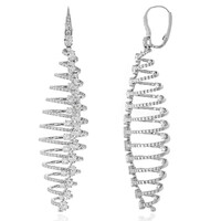 Boucles d'oreilles en or et Diamant SI1 (H) (de Melo)