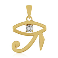 Pendentif en argent et Topaze blanche