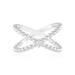 Bague en argent et Diamant I2 (H) (de Melo)