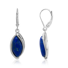 Boucles d'oreilles en argent et Lapis-Lazuli