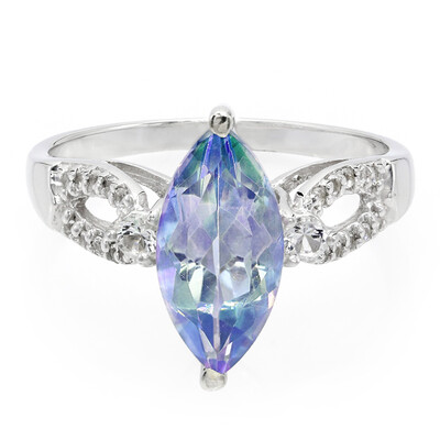 Bague en argent et Topaze Neptune
