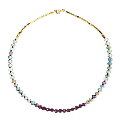 Collier en argent et Fluorite