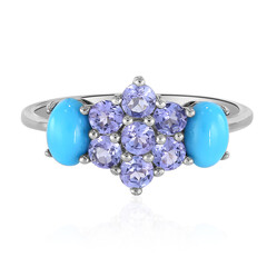Bague en argent et Turquoise Sleeping Beauty