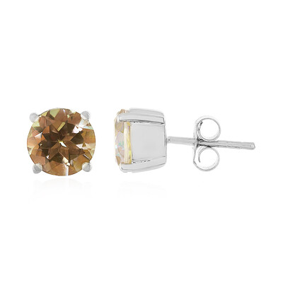 Boucles d'oreilles en argent et Quartz Luna