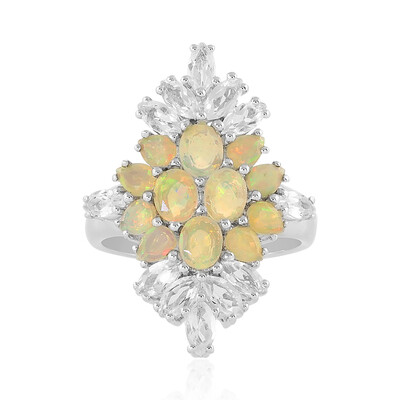 Bague en argent et Opale Welo
