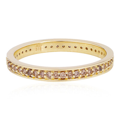 Bague en or et Diamant champagne I4