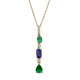 Collier en or et Tanzanite AAA (CIRARI)