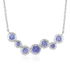 Collier en argent et Tanzanite