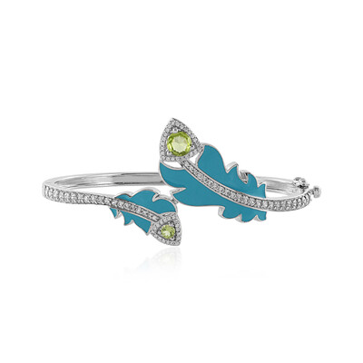 Bracelet en argent et Péridot