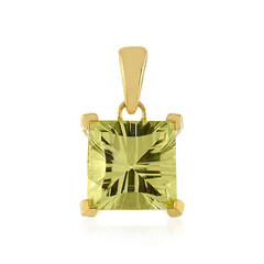 Pendentif en argent et Quartz citron
