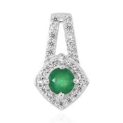 Pendentif en argent et Emeraude de Socoto