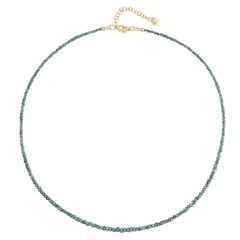 Collier en argent et Diamant bleu
