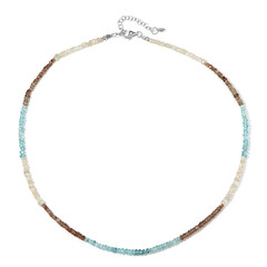 Collier en argent et Zircon Fancy