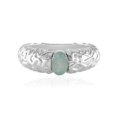 Bague en argent et Grandidierite (SAELOCANA)