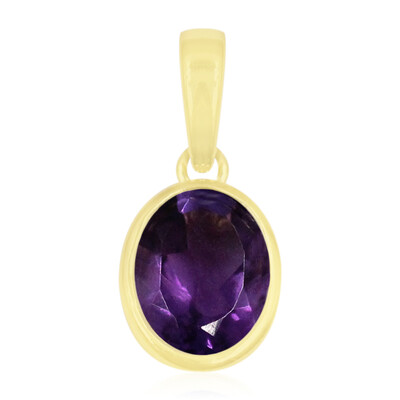 Pendentif en or et Améthyste de Zambie