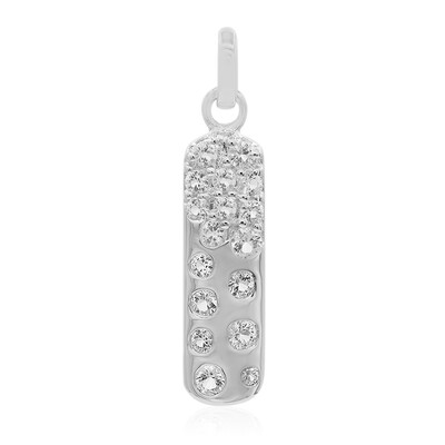 Pendentif en argent et Topaze blanche