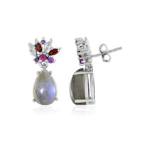 Boucles d'oreilles en argent et Labradorite