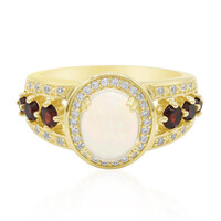 Bague en argent et Opale Welo