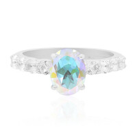 Bague en argent et Topaze Rayon de Lune