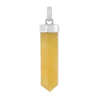 Pendentif en argent et Aventurine jaune