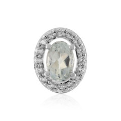 Pendentif en argent et Topaze blanche
