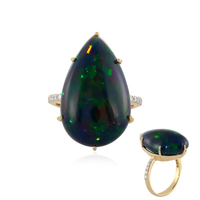 Bague en or et Opale Mezezo (AMAYANI)