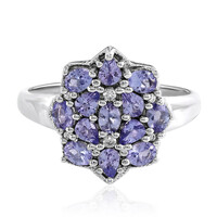 Bague en argent et Tanzanite
