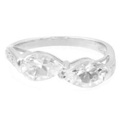 Bague en argent et Goshénite