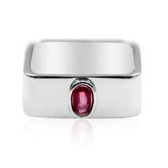 Bague en argent et Rubis