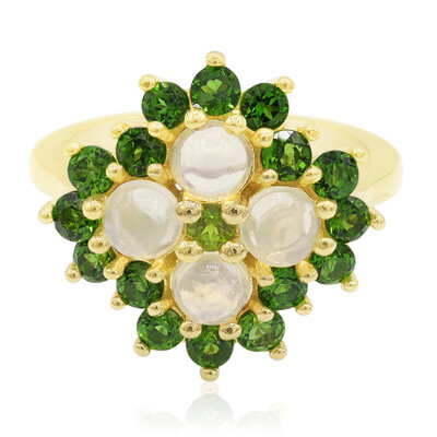 Bague en argent et Opale Welo