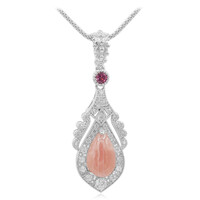 Collier en argent et Rhodochrosite (Dallas Prince Designs)