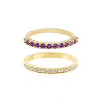 Bague en argent et Améthyste