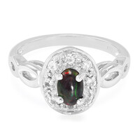Bague en argent et Opale Mezezo