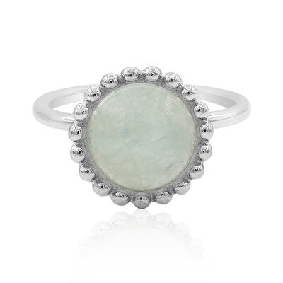 Bague en argent et Aigue-marine