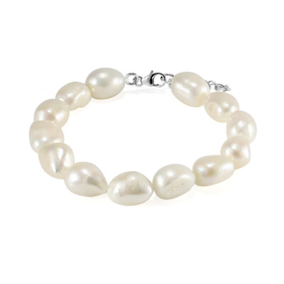 Bracelet en argent et Perle de culture d'eau douce (TPC)
