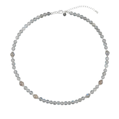 Collier en argent et Labradorite