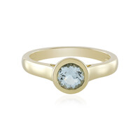 Bague en or et Aigue-marine