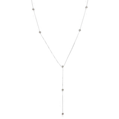 Collier en or et Diamant VS1 champagne (de Melo)