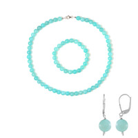 Parure en argent et Amazonite