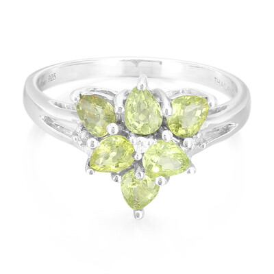 Bague en argent et Tourmaline Paraïba