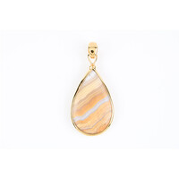 Pendentif en argent et Agate dentelle