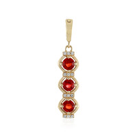 Pendentif en or et Rubis de Tanzanie