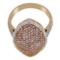 Bague en or et Diamant rose (AMAYANI)