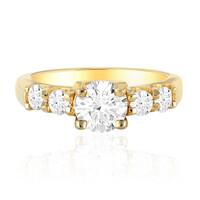 Bague en argent et Topaze blanche
