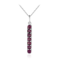 Collier en argent et Grenat Rhodolite