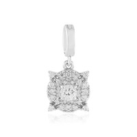 Pendentif en argent et Saphir blanc