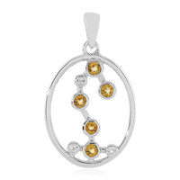 Pendentif en argent et Citrine (scorpion)